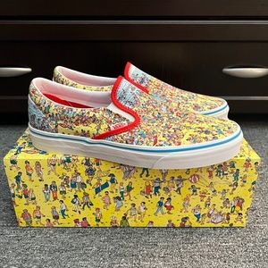 VANS x WHERE'S WALDO Classic Slip-On Sneakers